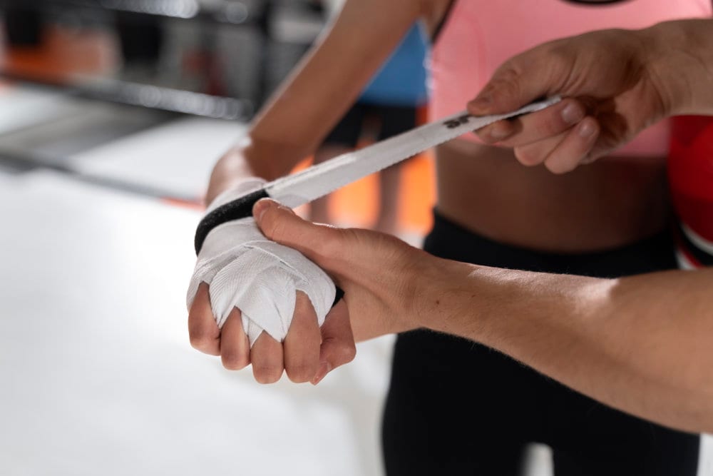 Dr Dharshen Naicker assessing a sports-related injury